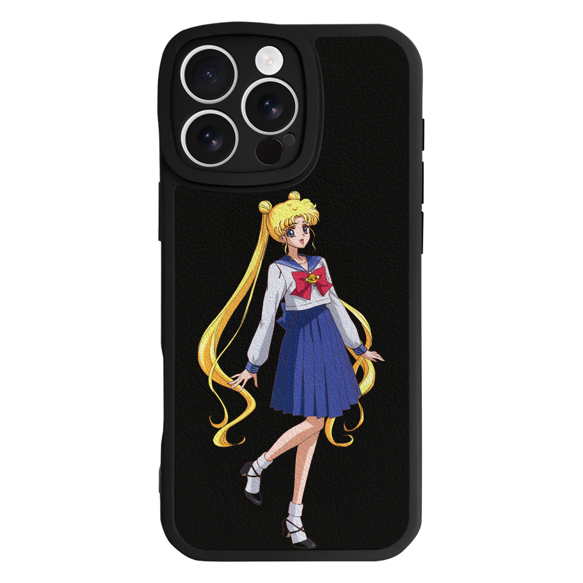 （画像用） 美少女戦士セーラームーン 愛野 美奈子 あいの みなこ Sailor Moon Aino Minako 【iPhone 16シリーズ対応】シリコンスマホケース（レザー調） 材質：シリコン